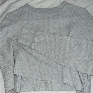 Cozy Gray Knit Sweater